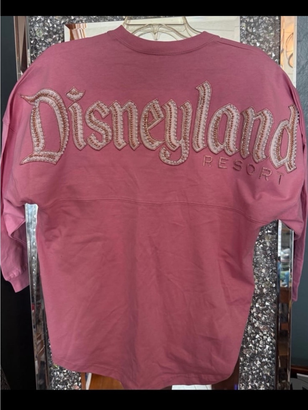 Disney Disneyland Pearl Pink Spirit Jersey Size XSmall